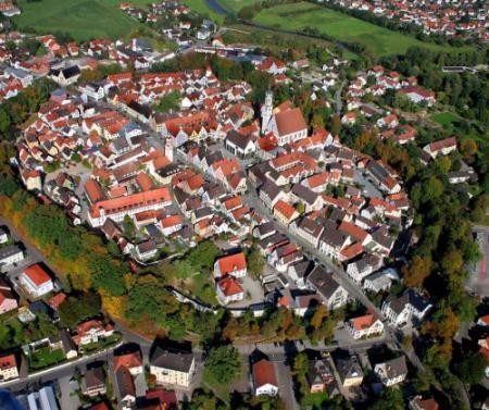 Luftaufnahme von Schrobenhausen 